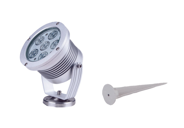 Projektor mit Erdspieß Aluminium Wasserdicht Outdoor Led 18 Watt Vollfarb-RGB-Licht Intec LED-IRIDE-18P prezzo