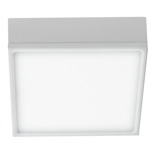 prezzo Deckenleuchte Aluminium Weiß Geprägt Quadratisch Einbauleuchte Gipskarton Led 22 Watt Natural Light Intec LED-KLIO-Q17
