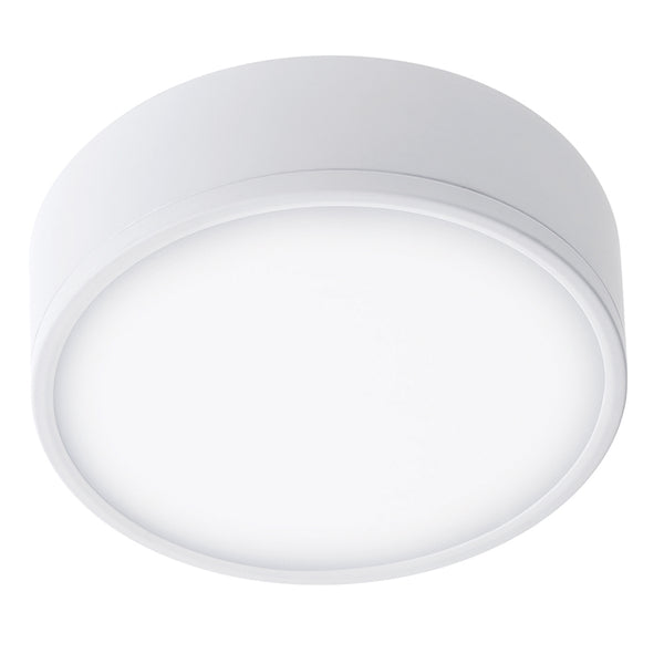 acquista Runde weiße Aluminium-Deckenleuchte Low Led 22 Watt Natural Light Intec LED-KLIO-R17
