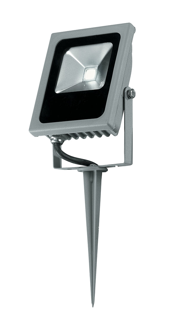 Silberner Scheinwerfer mit Erdspieß Led Einbau 10 Watt Tageslicht Intec LED-KRONOS/SPK-10W online