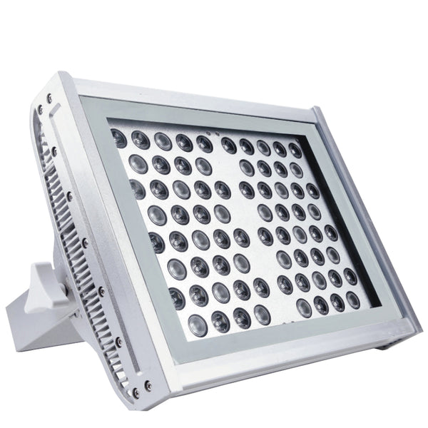 sconto Outdoor-Projektor Wasserdichtes Aluminium LED-Lichtspiele 144 Watt RGB-Licht Intec LED-RAYS-72P