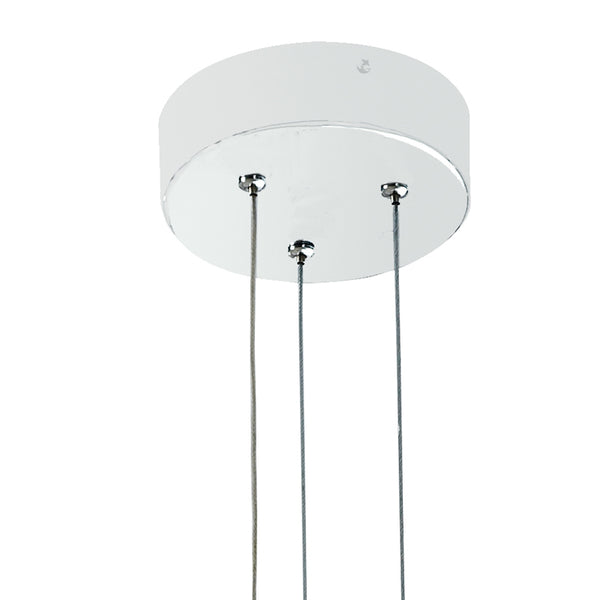 Weißer Aufhängungsring Aluminium-Acryl-Kronleuchter Moderne LED-12-Watt-natürliches Umgebungslicht LED-SATURN-S20 online