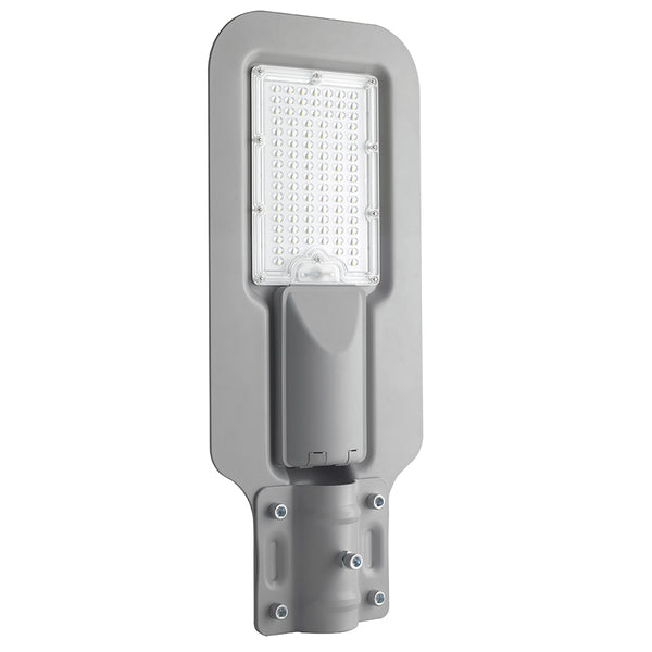 sconto Intec LED-VISION-100 Aluminium-Straßenleuchte, wasserdichte LED-Außenlampe, 100 Watt, natürliches Licht