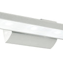 Applique Alluminio Bianco Diffusore Acrilico Lampada Bagno Led 8 watt Luce Calda Intec LED-W-ANTARES/8W-3