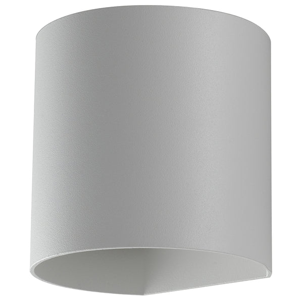 acquista Moderne weiße zylindrische Wandleuchte Doppel-LED-Lichtstrom 14 Watt natürliches Licht Intec LED-W-GOLF