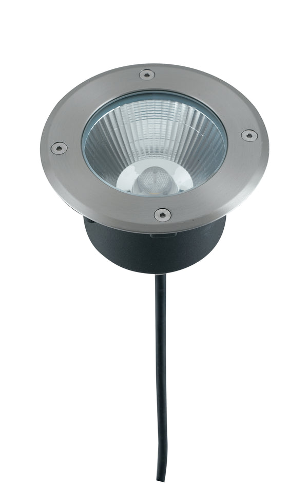 Begehbarer runder Strahler Edelstahl Doppelboden LED 15 Watt natürliches Licht Intec LED-WALK-R14 prezzo
