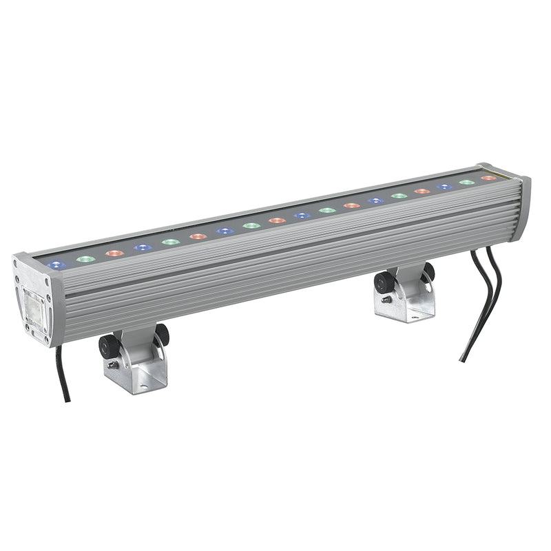 Proiettore Barra Giochi di Luce Alluminio Tenuta Stagna Led 36 watt Luce RGB Intec LED-WALLWASHER-18-1