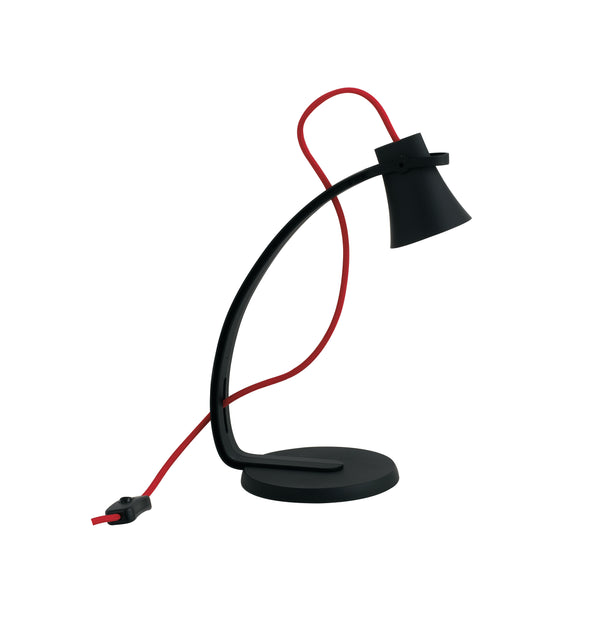 Schreibtisch Tischlampe Schwarz Metall Kunststoff Modern Led 2,4 Watt Natürliches Umgebungslicht LEDT-KANT sconto