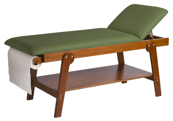 Feste Massageliege Visit Physiotherapie 2 Sektionen 190x70x75 cm 250Kg Grün online