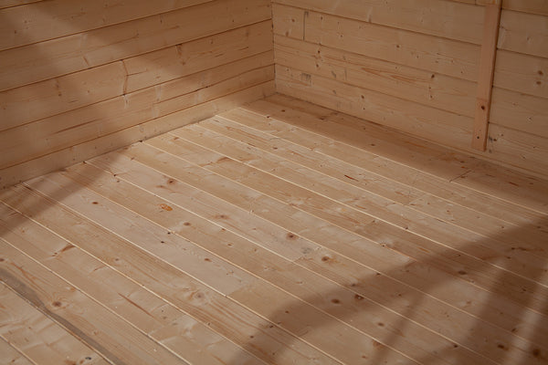 online Bodenbelag für Gartenhaus Chiara aus Holz