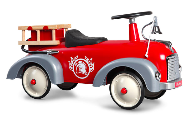 online Oldtimer Feuerwehrauto Rutscher für Kinder Baghera Speedster Feuerwehrmann
