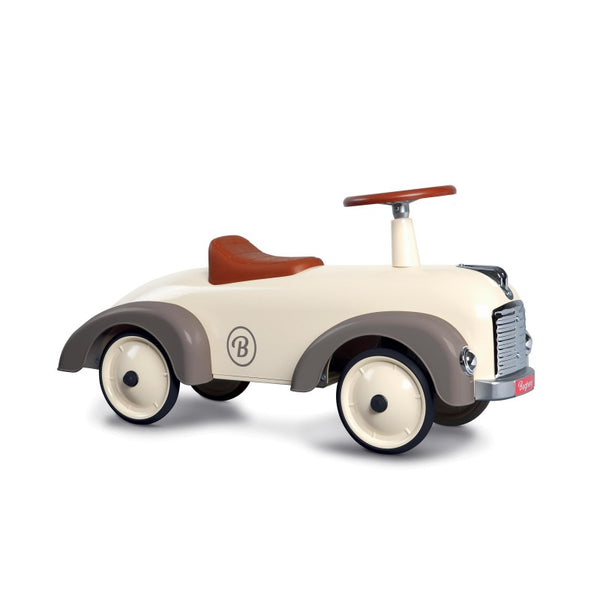 Baghera Speedster Seidengrauer Kinderrennwagen im Vintage-Stil prezzo
