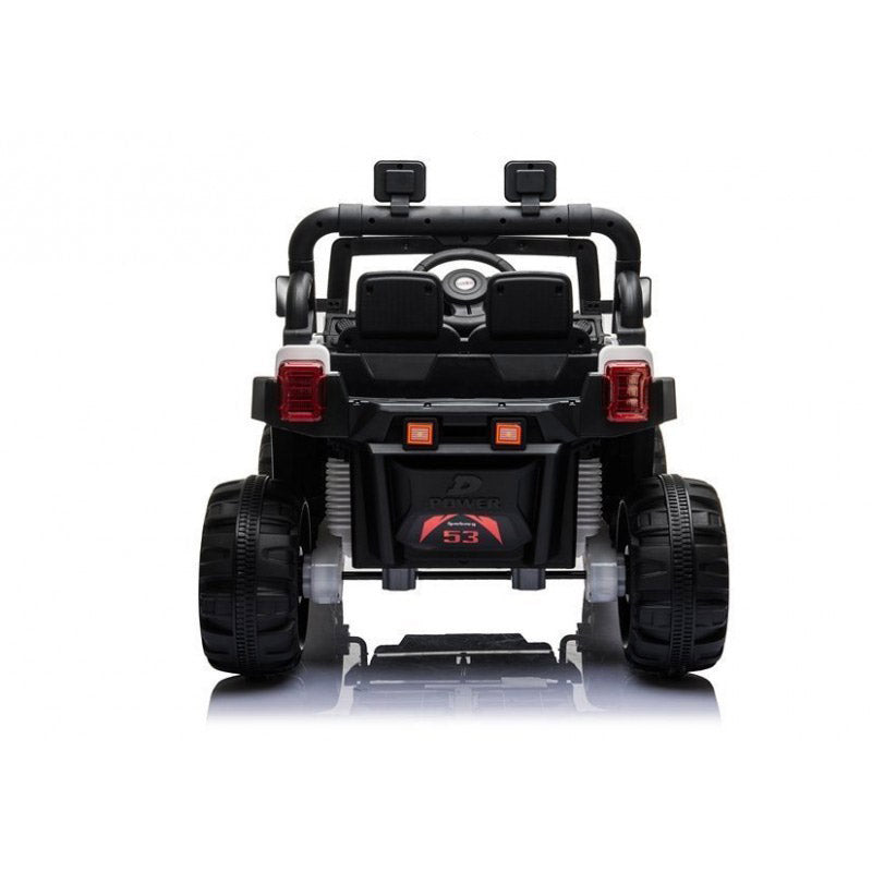 Macchina Elettrica per Bambini 12V Fuoristrada Baby Buggy Bianca-4