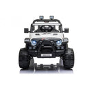 Macchina Elettrica per Bambini 12V Fuoristrada Baby Buggy Bianca-6