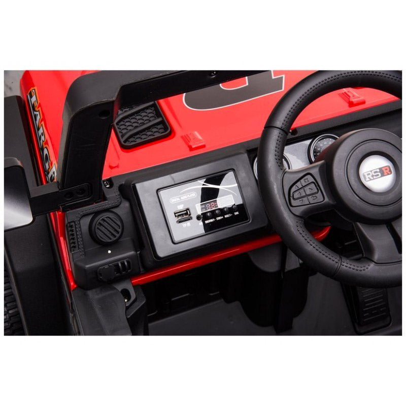 Macchina Elettrica per Bambini 12V Fuoristrada Baby Buggy Bianca-7