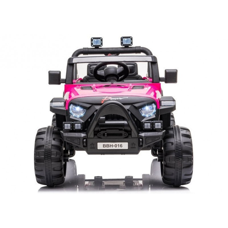 Macchina Elettrica per Bambini 12V Fuoristrada Baby Buggy Rosa-10