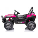 Macchina Elettrica per Bambini 12V Fuoristrada Baby Buggy Rosa-2