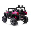 Macchina Elettrica per Bambini 12V Fuoristrada Baby Buggy Rosa-3