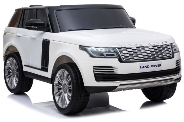 sconto Elektroauto für Kinder 12V 2 Sitze Land Rover Range Rover HSE Weiß