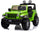 Elektroauto für Kinder 12V Mp4 2 Sitze Jeep Wrangler Rubicon Grün