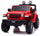 Elektroauto für Kinder 12V Mp4 2 Sitze Jeep Wrangler Rubicon Rot