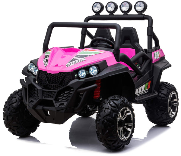 sconto Elektroauto für Kinder 24V 2 Sitze Kid Go New Polar Full Optional Pink