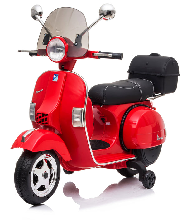 prezzo Piaggio Vespa PX150 Full Electric 12V für Kinder Rot