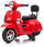 Piaggio Mini Vespa PX150 Elektro 6V für Kinder Rot