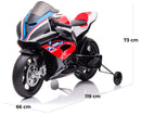 Moto Elettrica per Bambini 12V BMW HP4 Race Rossa-5