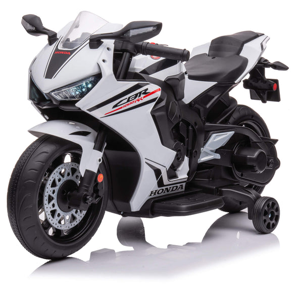 Elektromotorrad für Kinder 12V Honda CBR 1000RR Weiß acquista