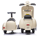 Piaggio Vespa con Sidecar Small Elettrica 6V per Bambini Crema-3