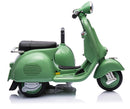 Piaggio Vespa con Sidecar Small Elettrica 6V per Bambini Verde-10