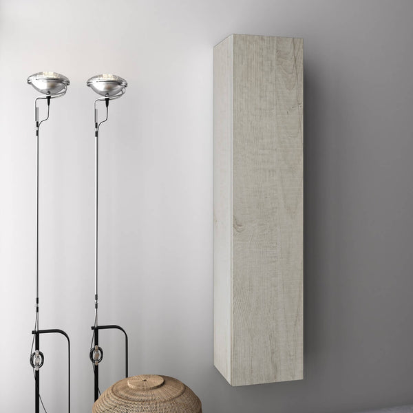 Badezimmer-Hängeschrank aus kratzfestem Melamin 160 x 32 x 35 cm TFT Luna Natural Oak acquista