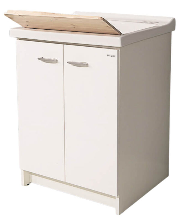online Waschbeckenunterschrank 63 x 60 x 87 cm 2 Holzdielentüren Montegrappa Acqua Marella glänzend weiß