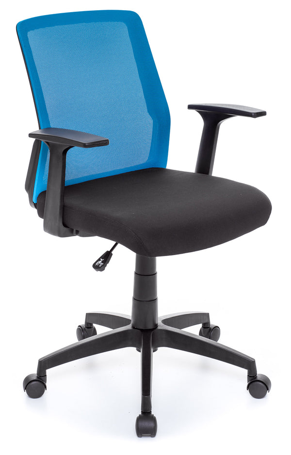 prezzo Operativer Bürostuhl aus blauem Stoff