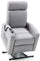 Motorisierter Relax-Liegestuhl aus grauem Marta-Stoff