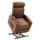 Motorisierter Relax-Sessel aus braunem Marta-Stoff