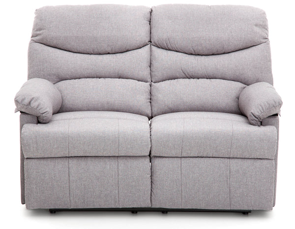 Sofa 2-Sitzer-Sofa mit manuell verstellbarer Rückenlehne aus grauem Karol-Stoff prezzo