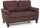 2-Sitzer-Sofa 145 x 78 x 95 cm in braunem Stoff