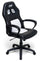 Ergonomischer Gaming-Stuhl 62 x 60 x 113 cm in schwarzem und weißem Kunstleder