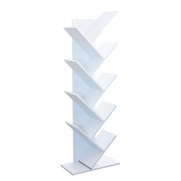 online Ariane Bücherregal 50 x 25 x 141,5 h cm aus weißer zweischichtiger Spanplatte