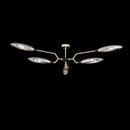 Plafoniera Modern in Metallo Ventura Opaco Oro-2