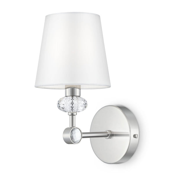 online Neoklassizistische Wandlampe aus Riverside Chrome Metal
