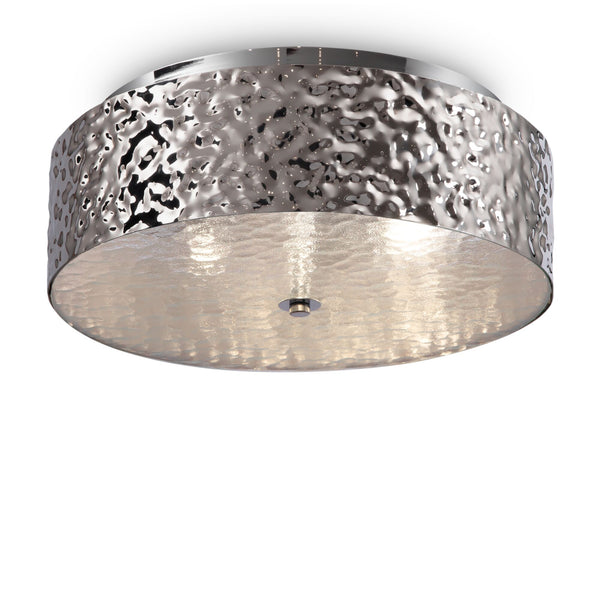 prezzo Moderne Deckenleuchte aus Ripple Chrome Metal