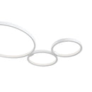 Plafoniera Modern in Metallo Olympia Bianco-3