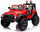 Elektroauto für Kinder 2 Sitze EVA Maxi Offroad Räder 12V Happy Kids Rot