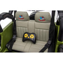 Macchina Elettrica per Bambini 2 Posti Ruote EVA Maxi Fuoristrada 12V Verde-6