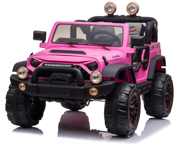 Elektroauto für Kinder 2 Sitze Maxi Offroad 12V Happy Kids Pink acquista
