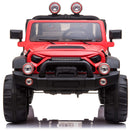 Macchina Elettrica per Bambini 2 Posti Maxi Fuoristrada 12V Happy Kids Rossa-2