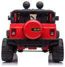 Macchina Elettrica per Bambini 2 Posti Maxi Fuoristrada 12V Happy Kids Rossa-4